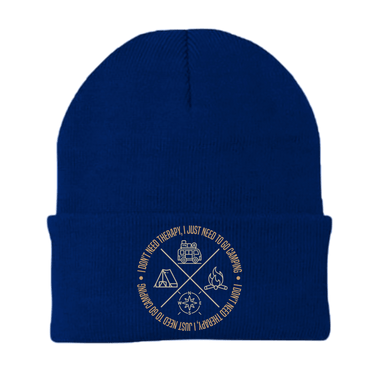 I Don't Need Therapy Embroidered Beanie